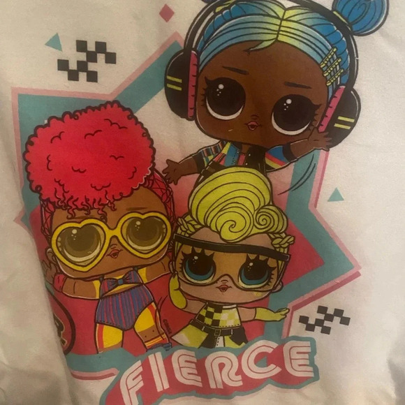 L.O.L. Surprise! Little Girls Top and Pajama, 2-Piece Set Size 8 & 4 NWT - Picture 3 of 4